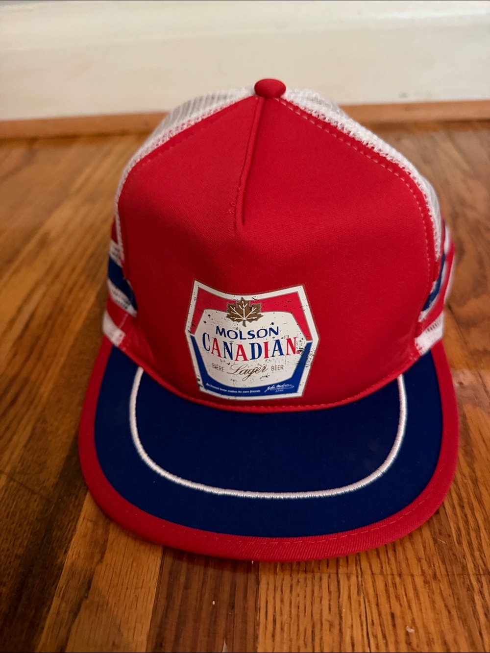 Red and Navy Trucker Hat